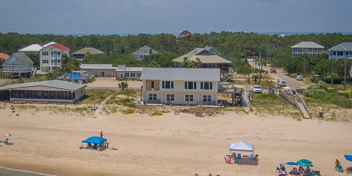 gulf front triplex located in the Gulf Beaches