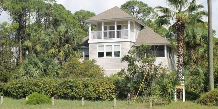 gulf view home with pool located in the Gulf Beaches