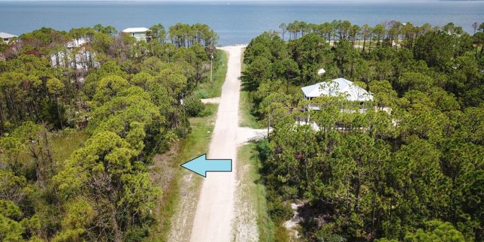 .279 acre bay view lot located in the Gulf Beaches