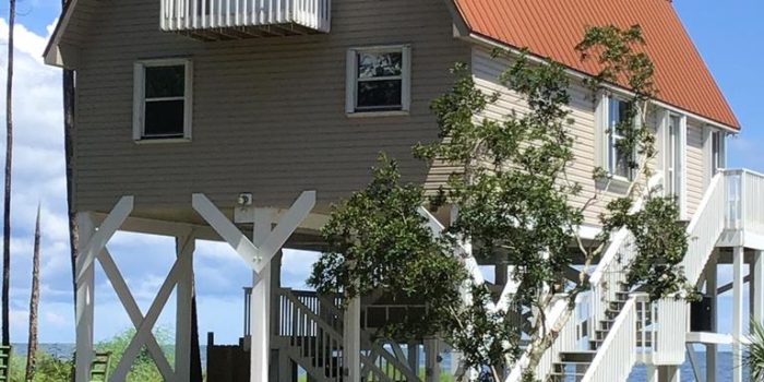 bay front beach house in Lanark Village