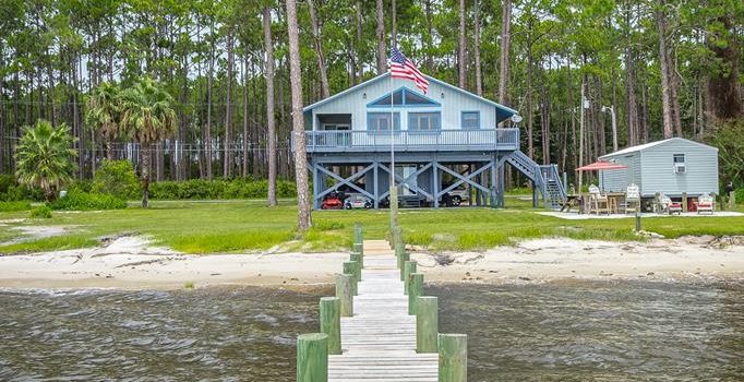 bay front home located in St. James