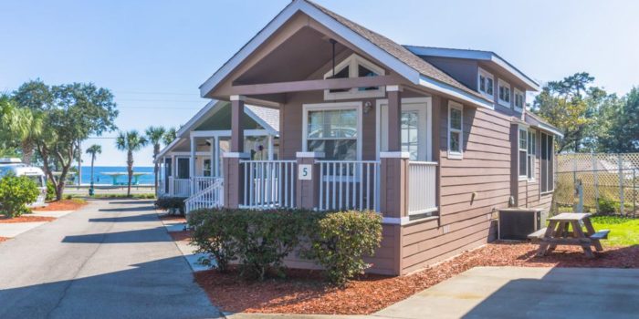 beach cottage located in Carrabelle Beach RV Resort