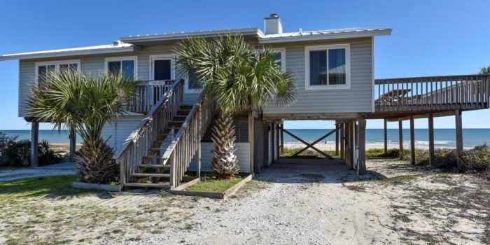 bay front home on St. George with fireplace located in Shell Harbor on the East End