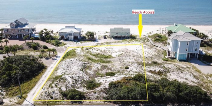 1460 E. Gulf Beach Dr. Beach View Land For Sale